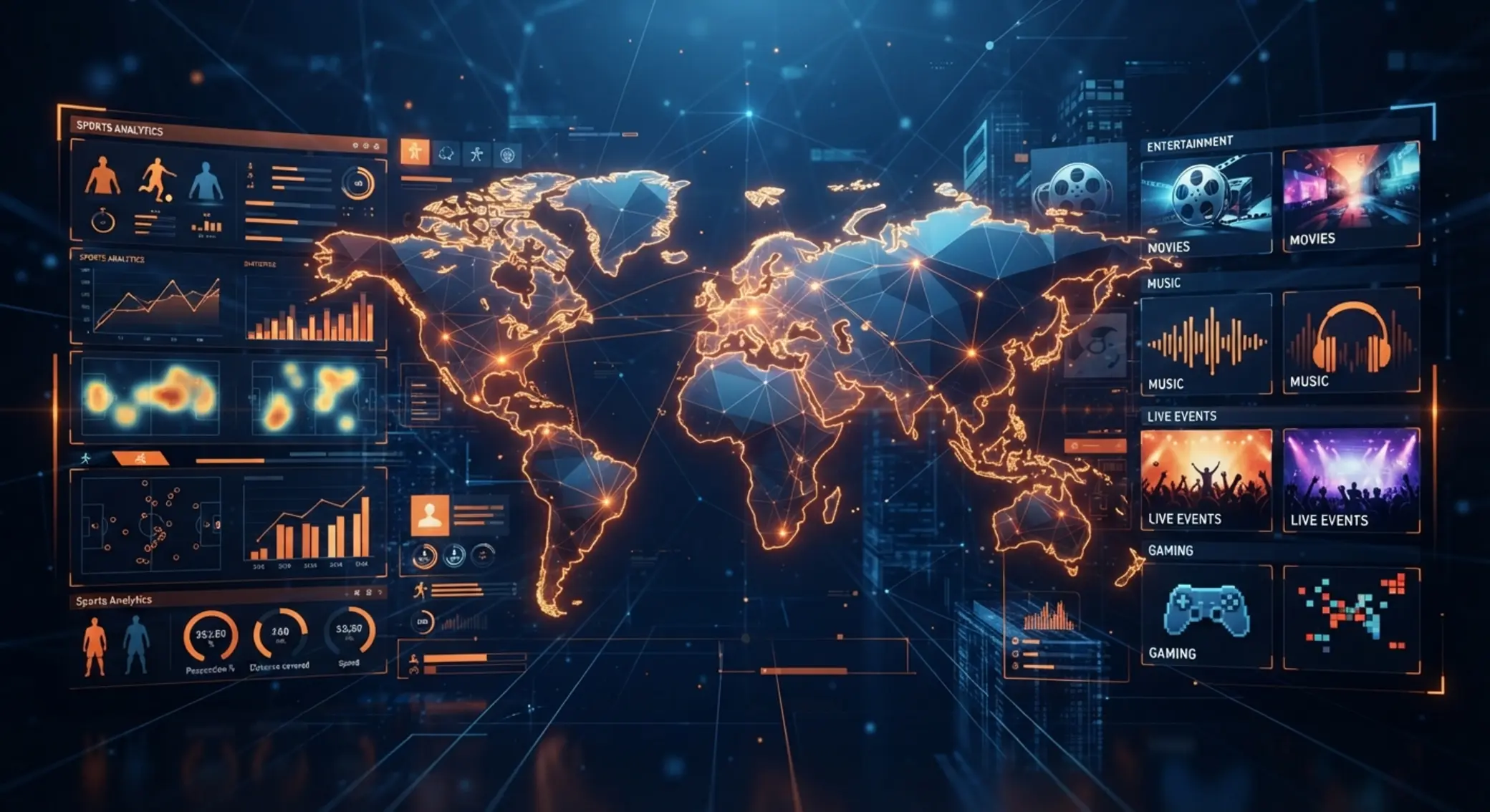 Mapa conceptual de la presencia internacional de Betano
