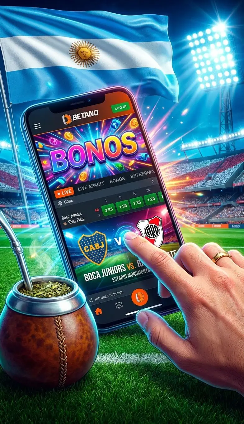 Apuesta online en Betano desde Argentina con bonos y partidos destacados en la pantalla