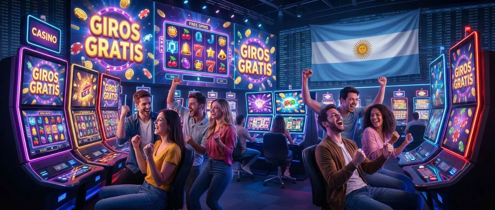 Ambientación de casino online moderno en Argentina con promociones de Betano