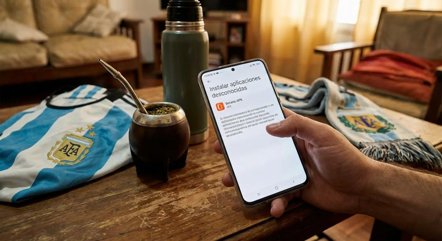 Instalación de Betano APK paso a paso en un dispositivo Android en Argentina