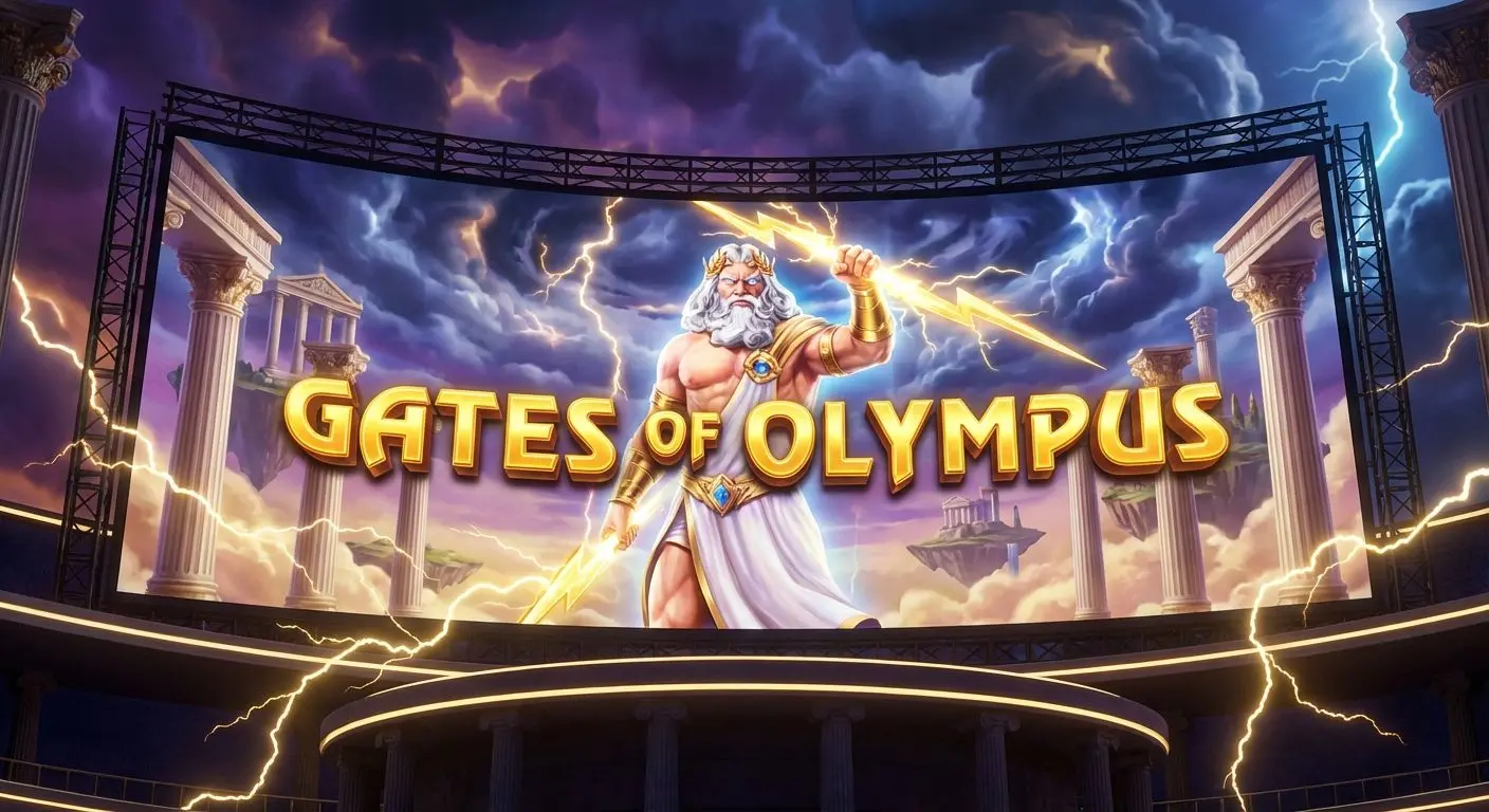Tragamonedas Gates of Olympus con Zeus y ambientación mítica