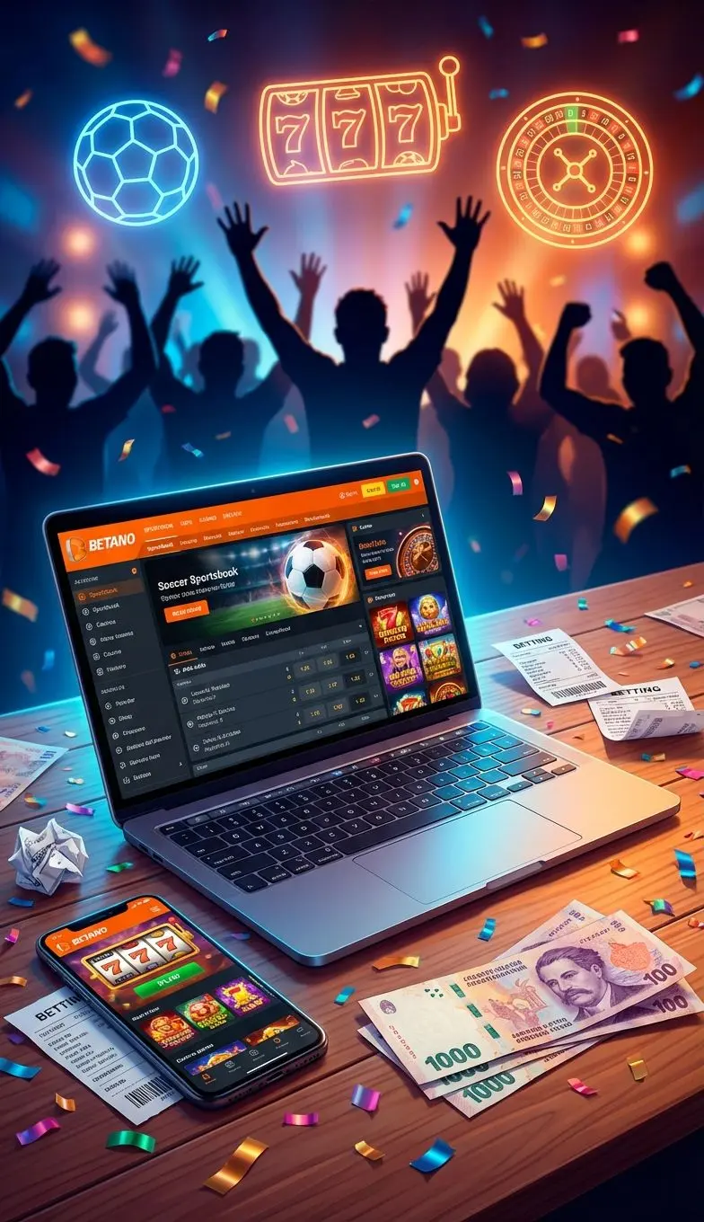 Premios y beneficios del código Betano en Argentina, dispositivos con interfaz de apuestas