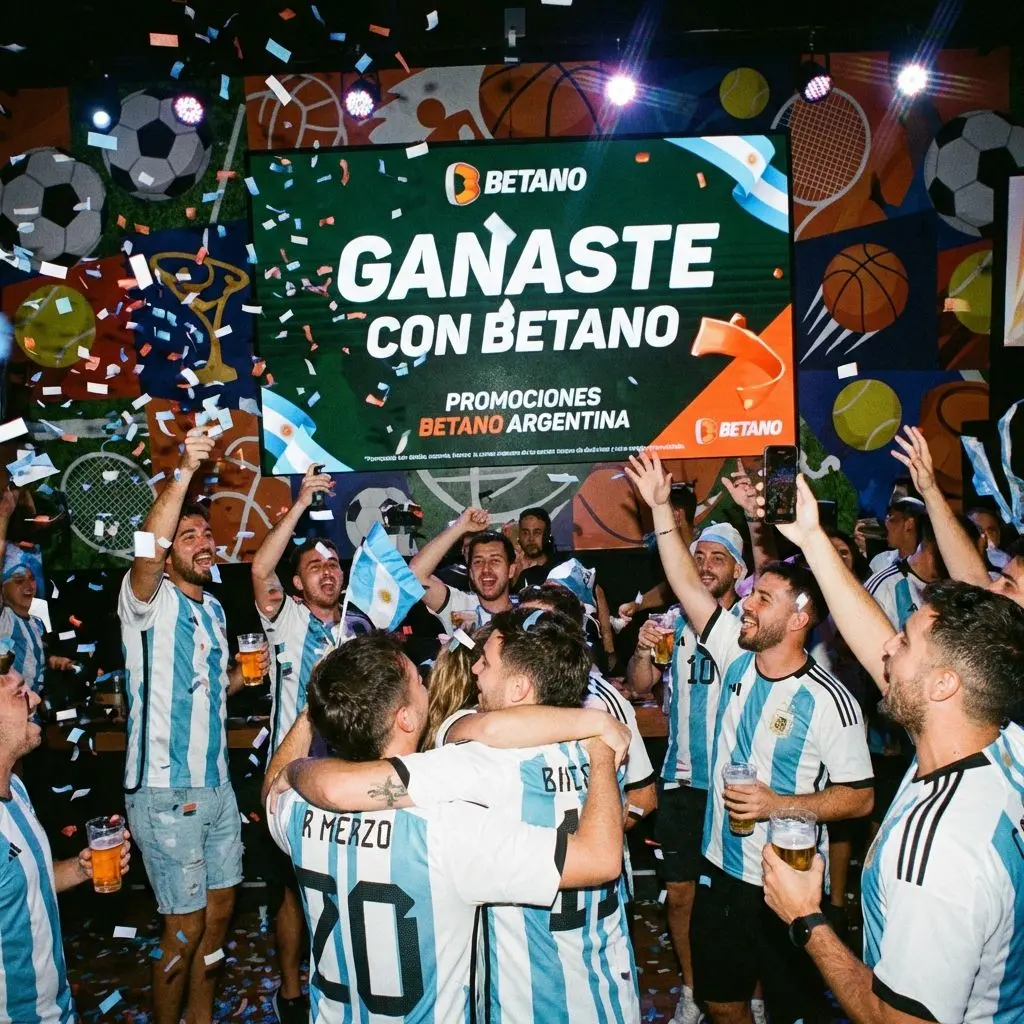 Usuarios argentinos celebrando promociones especiales de Betano en su pantalla