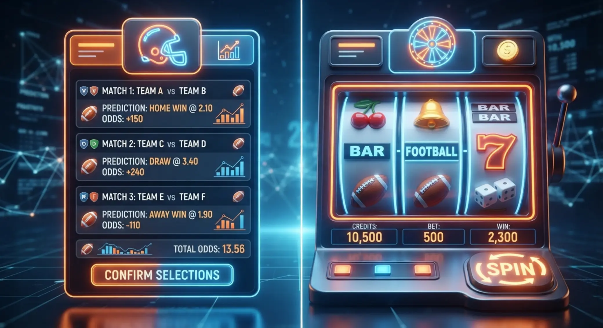 Tipos de bono gratis para apuestas y casino Comparación visual entre promociones para deportes y juegos de casino online