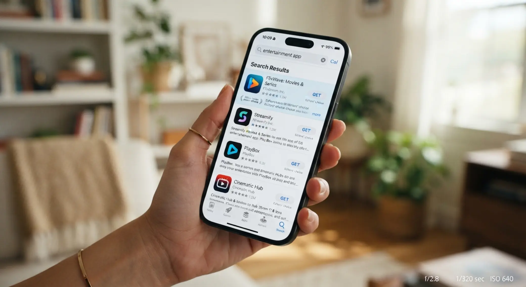 iPhone con App Store abierta buscando Betano