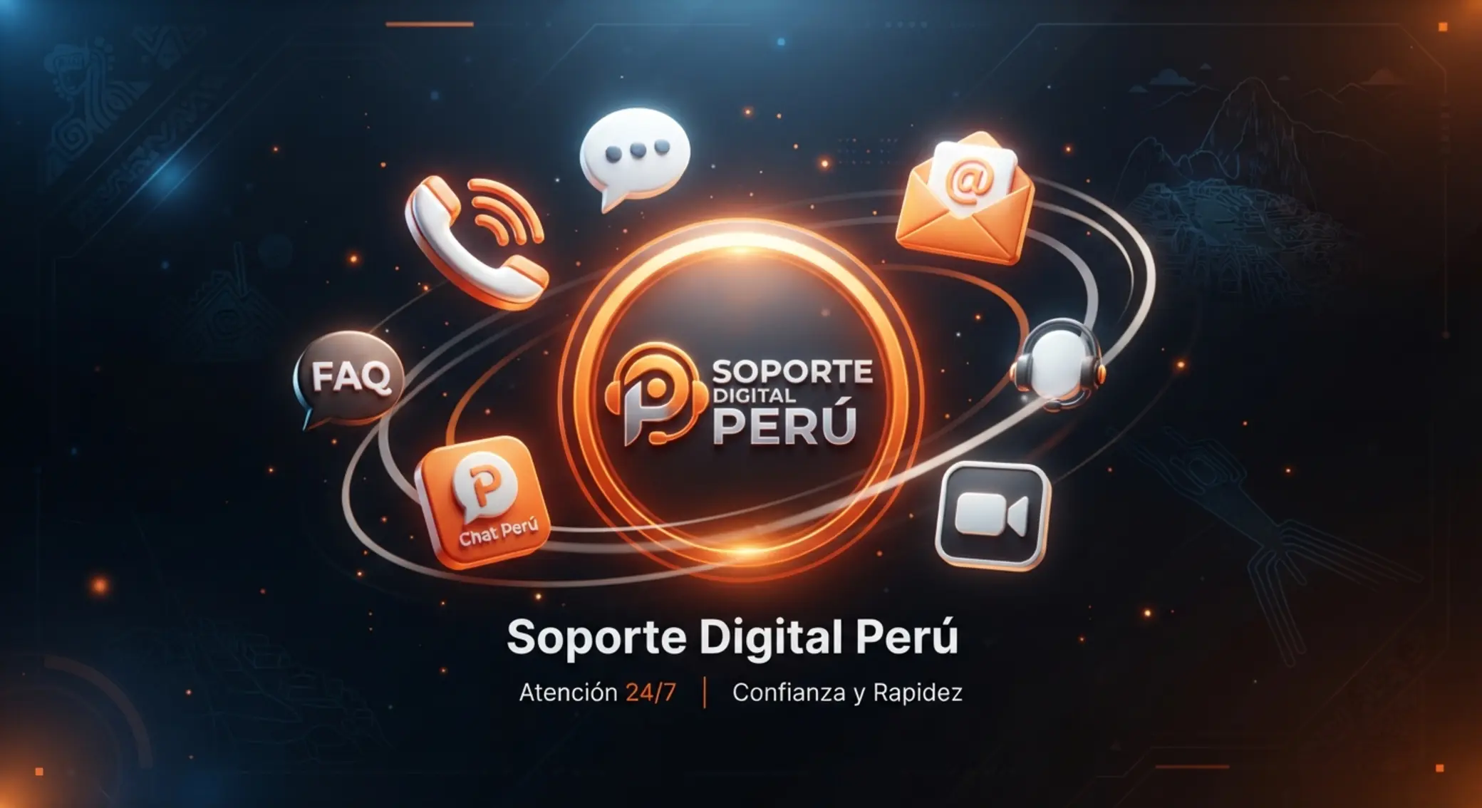 Canales de contacto de Betano Perú con iconos de teléfono, chat, email y mensajería