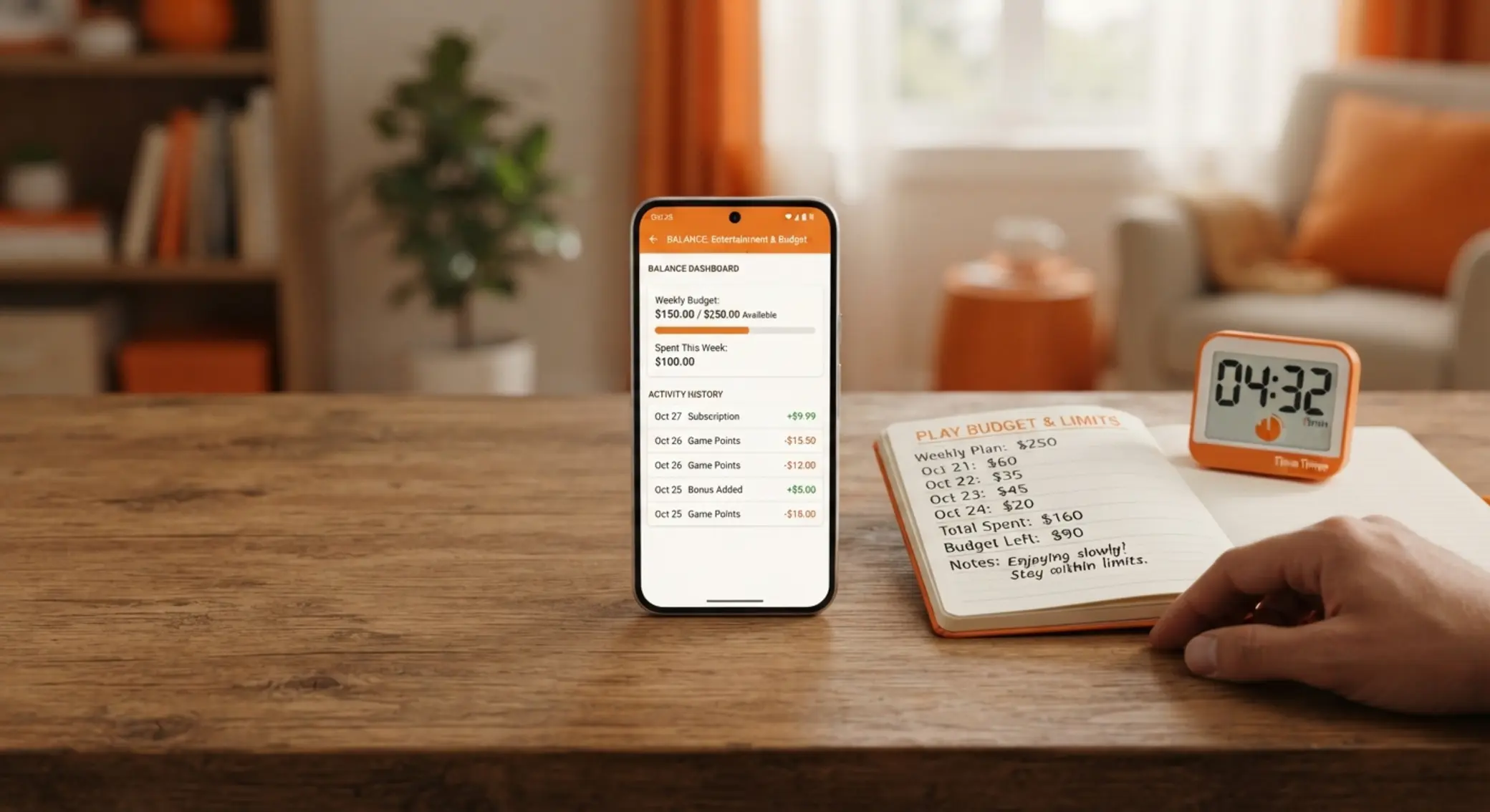 Gestión del saldo promocional y juego responsable Control del presupuesto y uso responsable de bonos gratis desde una app