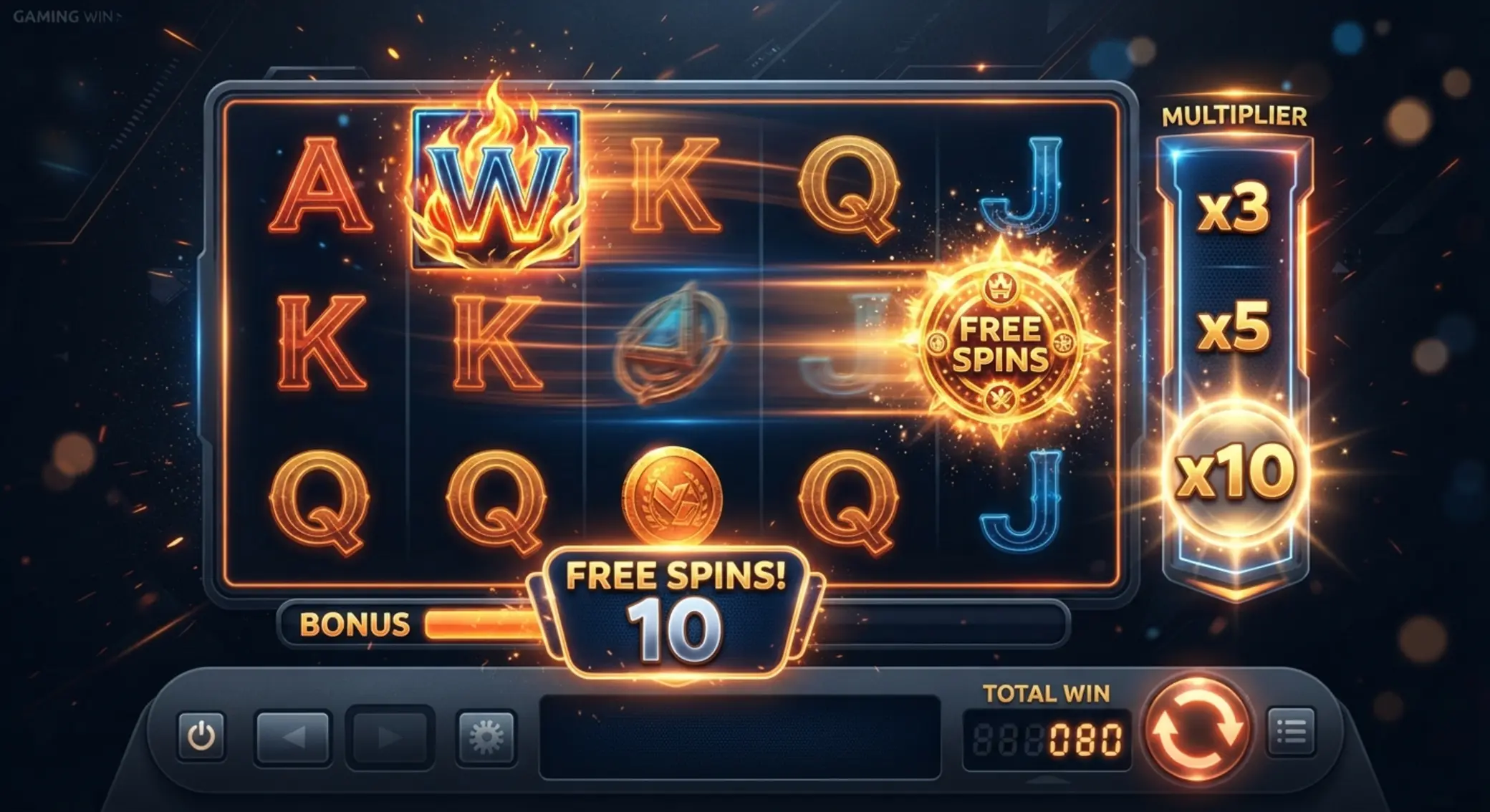 Funciones populares de tragamonedas Funciones bonus de tragamonedas como Wild, Scatter, giros gratis y multiplicadores