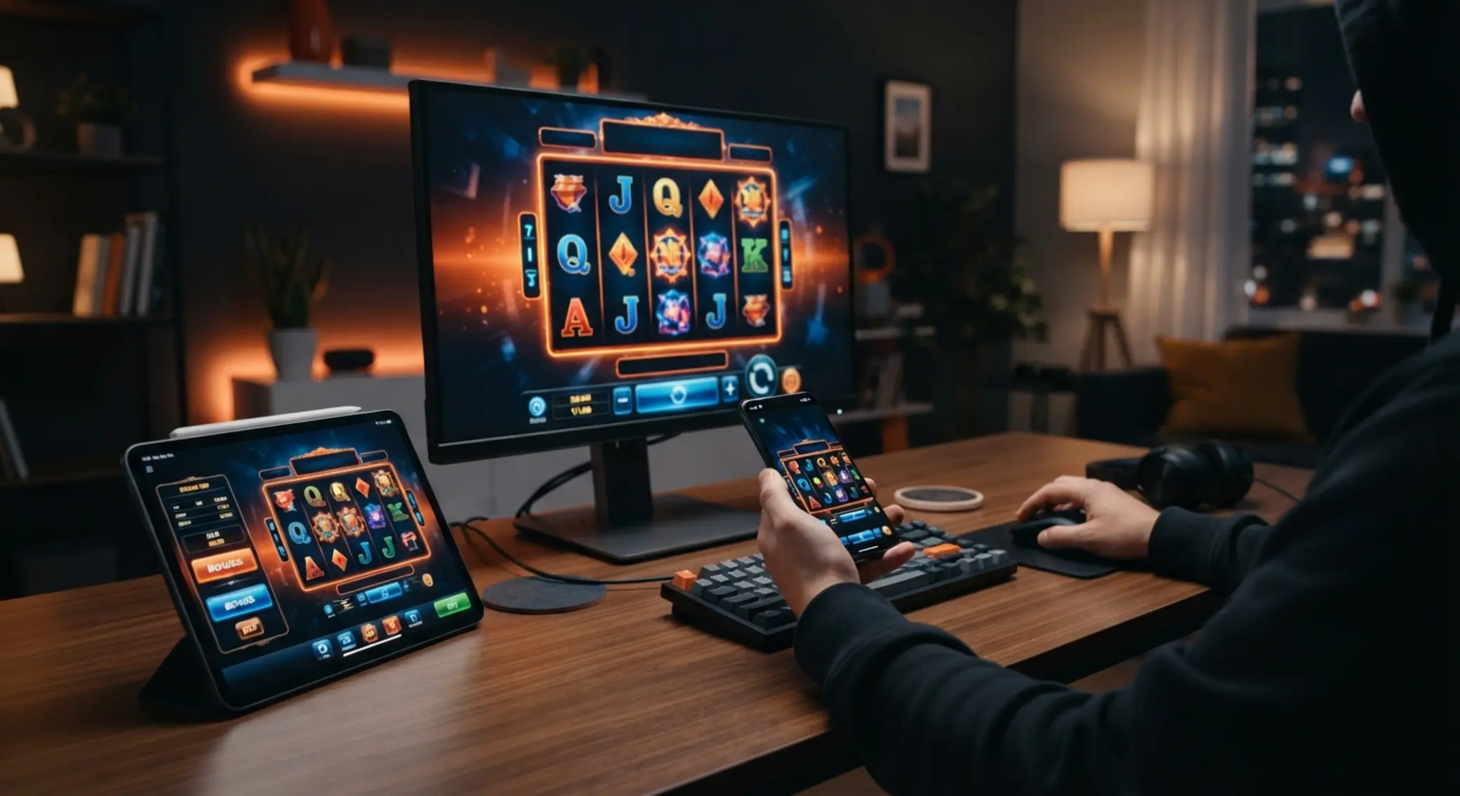 Uso de tragamonedas en PC, móvil y app dentro de una misma experiencia